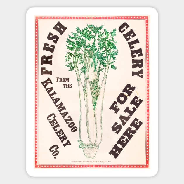 Kalamazoo Celery Co. Sticker by WAITE-SMITH VINTAGE ART